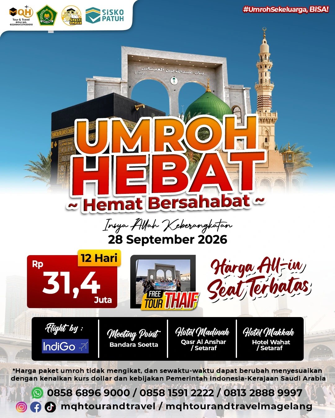 Paket Umroh Hebat keberangkatan dari Pekalongan
