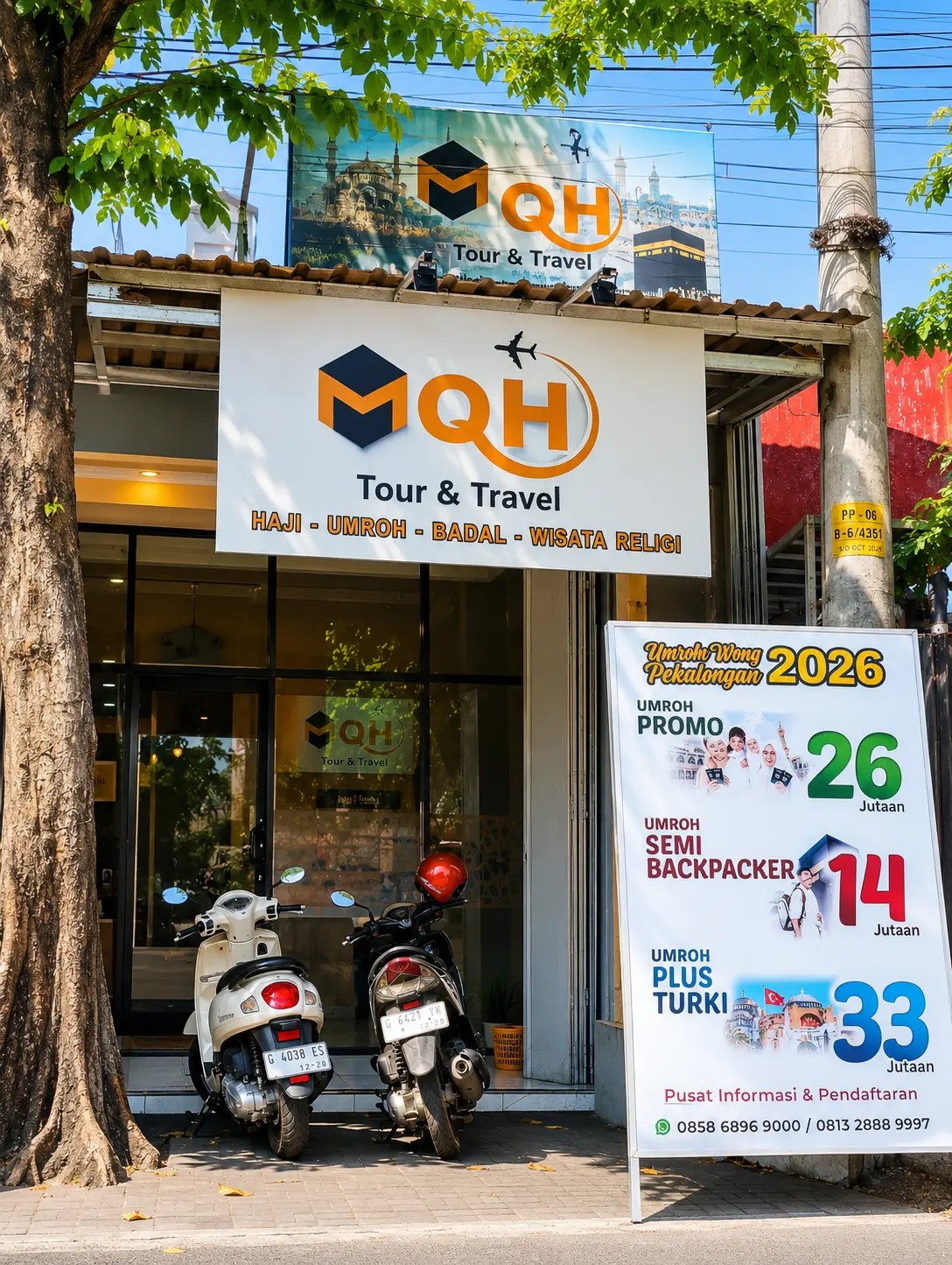 Kantor MQH Tour & Travel Pekalongan - Haji, Umroh, Badal, Wisata Religi